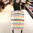 thumbnail image 2 of Sac de Chariot de Courses Portable Grande Capacité Sac de Courses Pliable avec Roues, 2 of 8