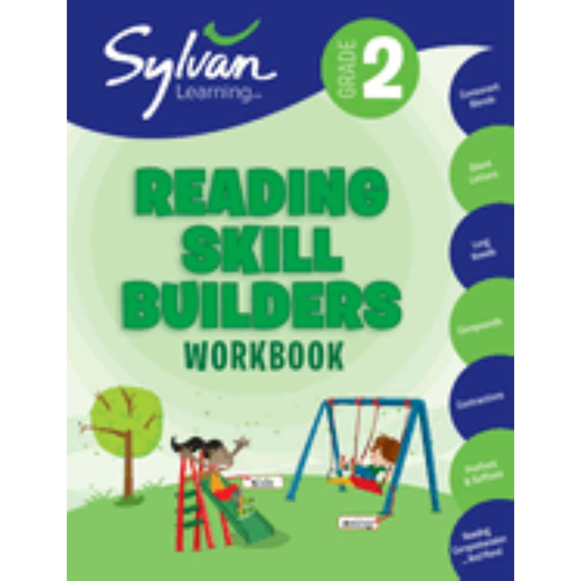 2nd Grade Reading Skill Builders Workbook: Consonant Blends, Silent Letters, Long Vowels, Compounds, Contractions, Prefixes and Suffixes, Reading Comprehension and More