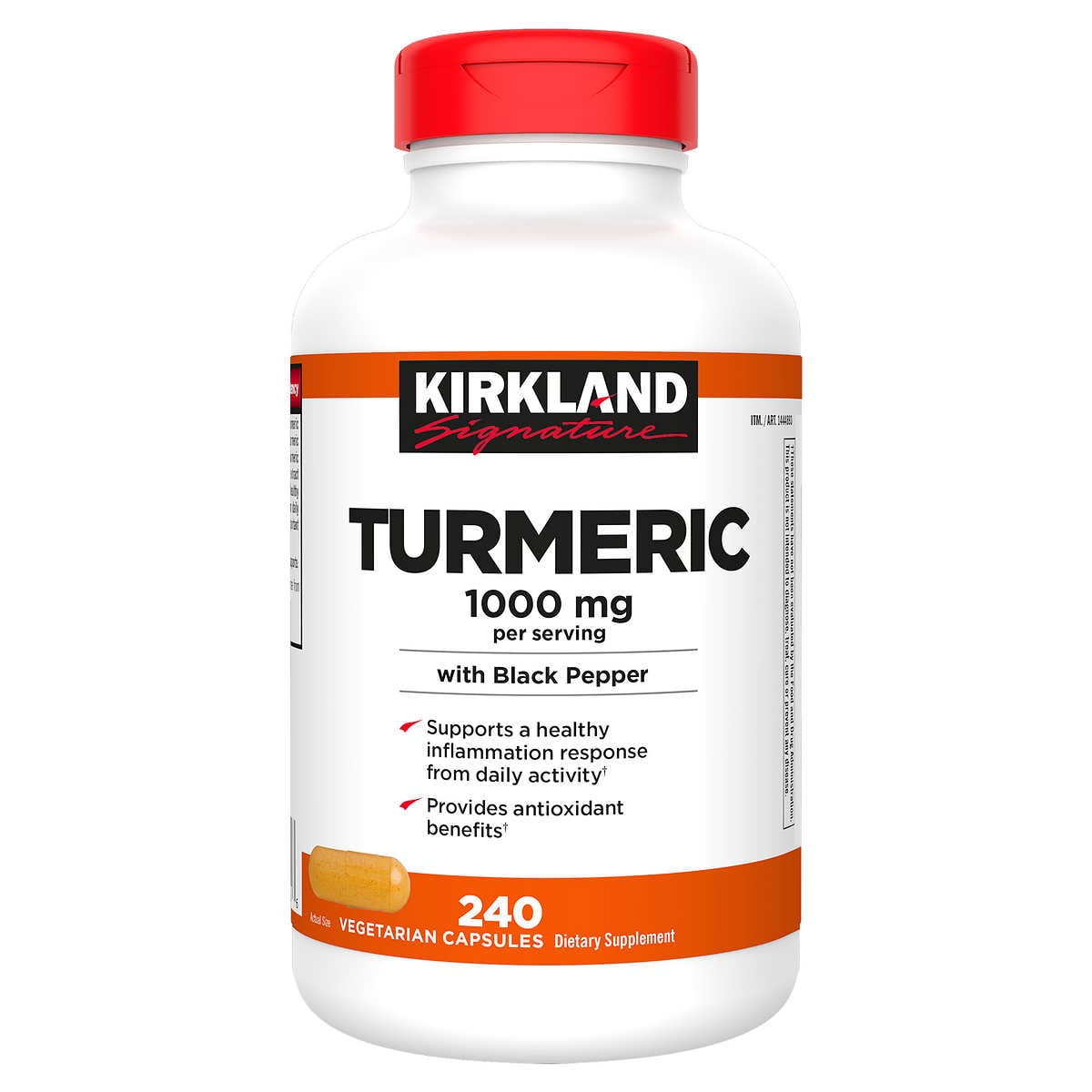 Kirkland Signature Turmeric 1000 mg., 240 Capsules