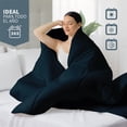 thumbnail image 4 of TESSO HOME Edredón Acolchado Extra Grande Hipoalergénico Relleno Suave de Microfibra Down Alternative Ideal para Todo el Año Uso como Edredón o para Funda Duvet KS Marino, 4 of 5