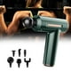thumbnail image 4 of Masajeador De Tejido Profundo Con 6 Cabezales De Masaje Masajeador Muscular De Mano Con 5 Velocidades Y Pantalla Táctil Led Para El Gimnasio De La Oficina En El Hogar Guardurnaity CE007454-03, 4 of 6