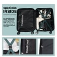 thumbnail image 4 of Hardshell Carry on Luggage 20" Lightweight Hardside Suitcase with Spinner Wheels.(Green), 4 of 7