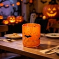 thumbnail image 6 of WWC Halloween Icon Glass Cup, 14 oz Bat Ghost Pumpkin Speckled Stemless Crystal Juice Glasses, Halloween Decor Drinkware for Party and Everyday, 6 of 8