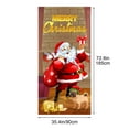 thumbnail image 3 of Uuiauoio Santa Claus Door Cover Christmas Front Door Decorations Xmas Xmas Door Hanging Banner Santa Claus Background for Front Door Home Holiday Winter Christmas Decor, 3 of 6