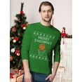 thumbnail image 3 of Tstars Mens Christmas Shirts Gift Merry Christmas Swishmas Ugly Sweater for Basketball Lovers Funny Humor Family Holiday Shirts Xmas Party Christmas Gifts for Him Long Sleeve T Shirt, 3 of 6