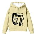 thumbnail image 5 of CAIXIA Hoodies for Teen Boys 67 Graphic Print Funny Sweatshirt Tops Long Sleeve Shirts Kids Boys Pullover Athletic Thermal Fuzzy Hooded 2026,Beige, 5 of 5