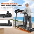 thumbnail image 6 of OBENSKY Walking Treadmill for Seniors, Treadmills for Home with Extended Handrails & Pulse Sensors, 2.5HP Quiet Motor, 300 LBS Capacity, Manual Incline, Allows Reverse Walking for Rehab, 6 of 10