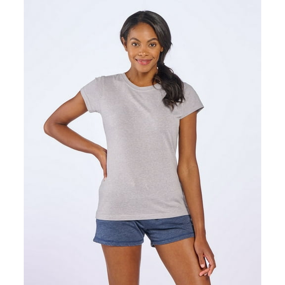 Boxercraft BW2101 Women's Tri-Blend Tee-Oxford Heather-2XL