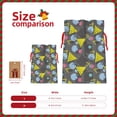 thumbnail image 3 of Naloa Geometric Drawstring Christmas Bags, 3D Xmas Gift Bags, Christmas Wrapping Bags, Xmas Goodie Bags, Treat Pouch Bags, Party Favor Bags-Small, 3 of 9