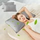 thumbnail image 4 of Protectores de Almohada Impermeables, Tamaño Estándar 50X75 Cm, Transpirables E Hipoalergénicos, Resistentes Al Aceite y a Las Manchas, Paquete de 2, Blanco y Gris, 4 of 6