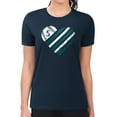 thumbnail image 4 of Women's G-III 4Her by Carl Banks  Navy Seattle Mariners Super-Slim Fit Lightweight Heart Graphic T-Shirt, 4 of 5