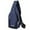 Blue, variant on 2023 New Men's Multifunctional Chest Bag Messenger Bag Fashion Casual Shoulder Messenger Bag Tarpaulin Small Backpack
