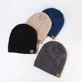 thumbnail image 5 of Ardenknit Winter Set, 3 Piece Set Winter Warm Knit Beanie Hat Cap and Scarf Gloves, Warm Stretchy Thermal for Cold Weather(Gray), 5 of 7