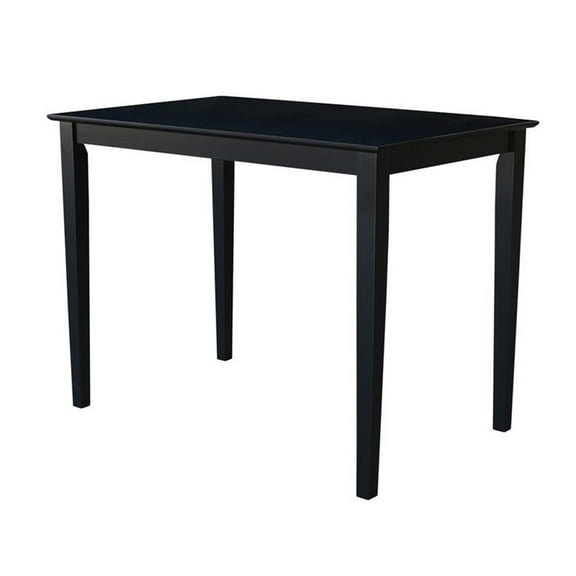 Pemberly Row 36" Solid Wood Table in Black