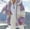 purple, variant on Azrian Ladies Winter Hooded Top Loose Long-sleeve Jacket Plush Coat with Zipper