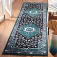 thumbnail image 2 of SAFAVIEH Vintage Hamadan Leone Oriental Runner Rug, Green/Black, 2'3" x 8', 2 of 8