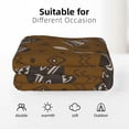 thumbnail image 6 of XMXT Flannel Warm Throw Blanket, Ancient Vikings Background Bedroom Decor Blankets for Bed Couch Living Room, 50 x 70 inches, 6 of 9