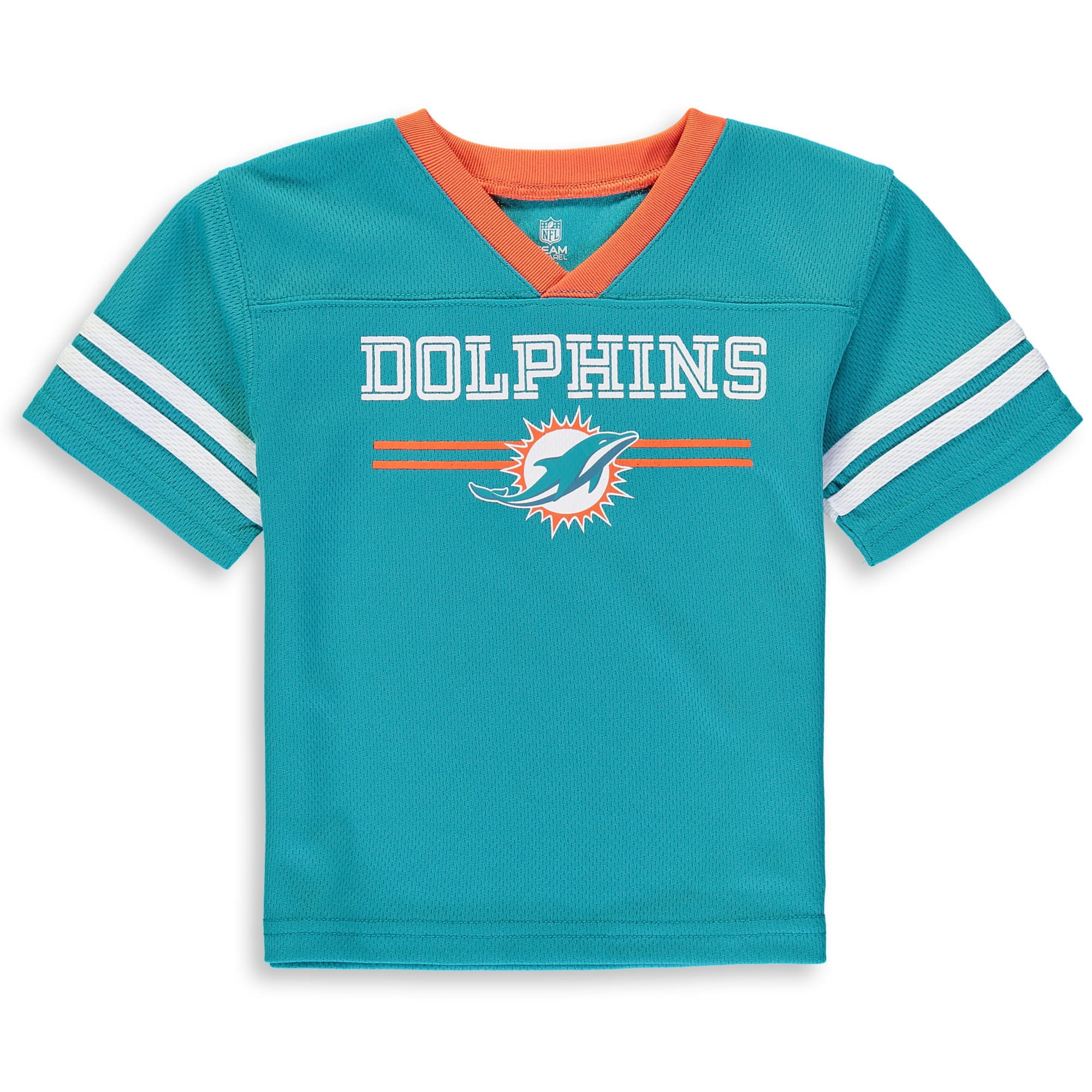 Toddler Aqua Miami Dolphins Mesh Jersey V-Neck T-Shirt - Walmart.com 