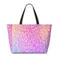 thumbnail image 2 of Easygdp Colorful Glitters Bolsa de Viaje de Playa de Gran Capacidad, Bolsa Tote Perfecta para la Playa, Escapadas de Fin de Semana y Viajes, 2 of 7