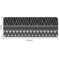 thumbnail image 7 of Black Geometric Striped Pattern Kitchen Rug Mat,Kitchen Runner Rugs Non Skid Washable,Decorative Kitchen Floor Mats for Kitchen,Sink,Laundry,17"x47.2", 7 of 7