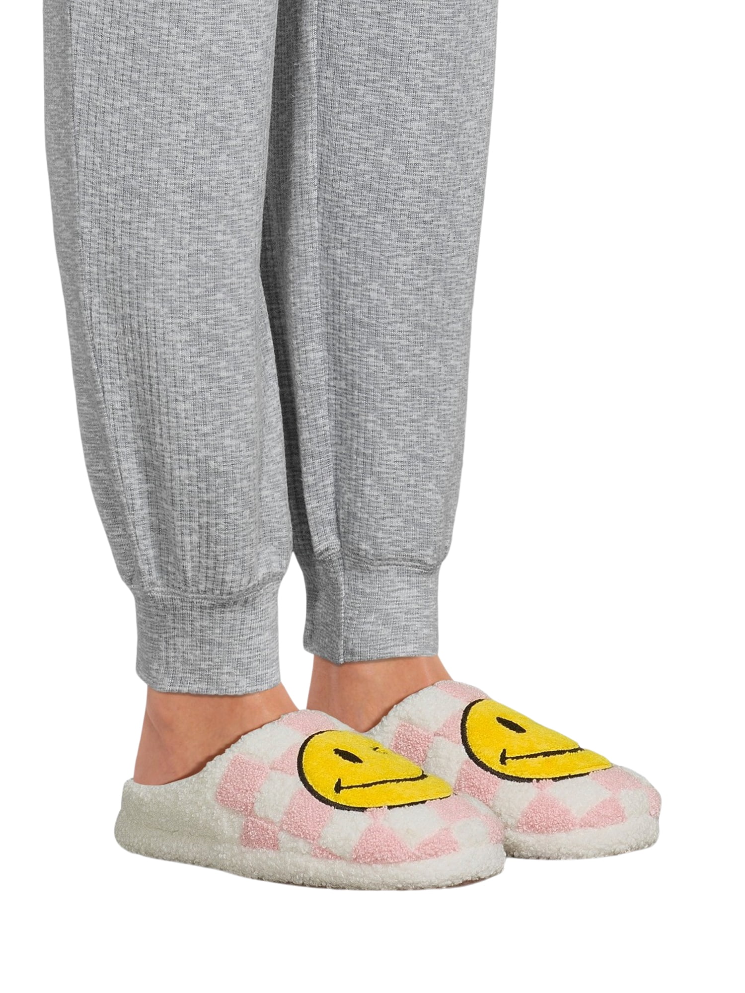 Joe Boxer Women's Plush Slippers and Socks Set, 4-Piece, Sizes 5-12