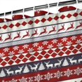 thumbnail image 3 of Red Christmas Deer and Snowflake Pattern Shower Curtain 84"x72" ,Bathroom Decorative Shower Curtains Set with 12 Hooks,Modern Waterproof Washable Shower Curtain, 3 of 6