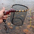 Fly Fishing Landing Straight Net Soft Rubber Trout Net boat river