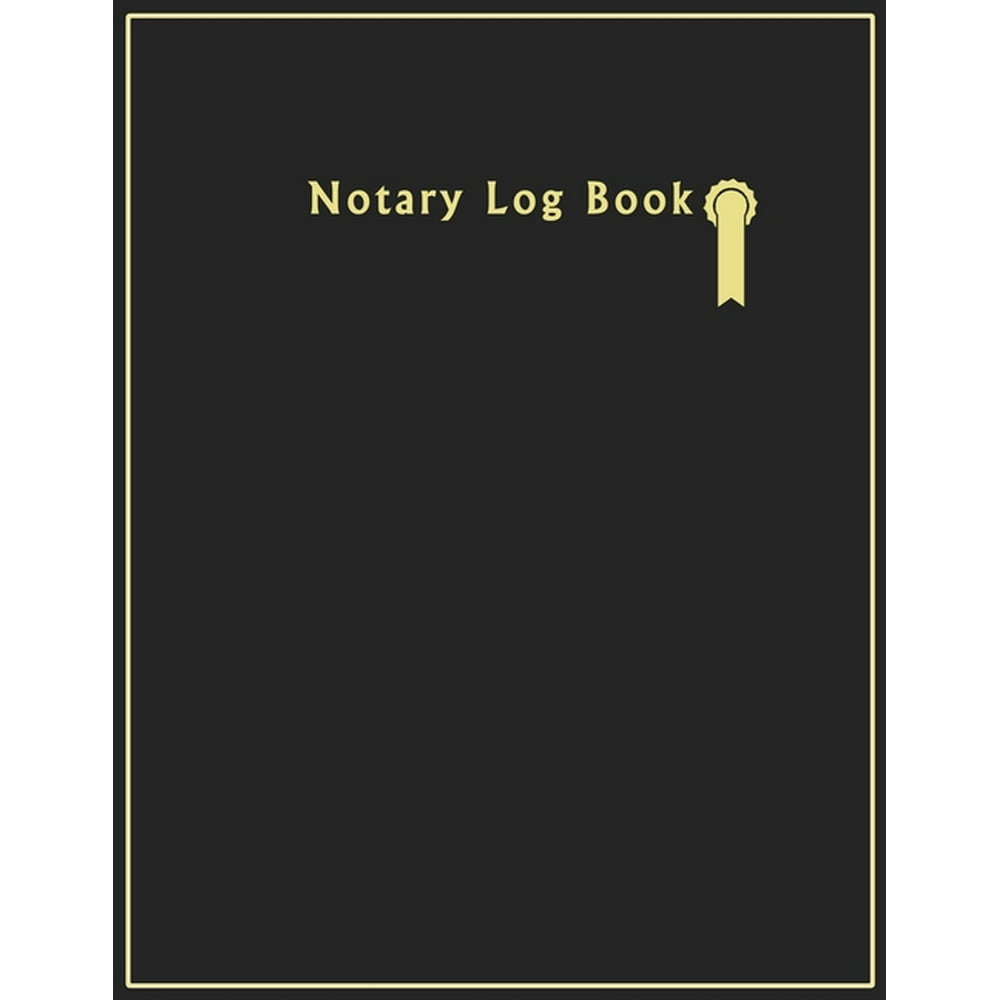 Notary Log Book Notary Public Logbook, Public notary record book