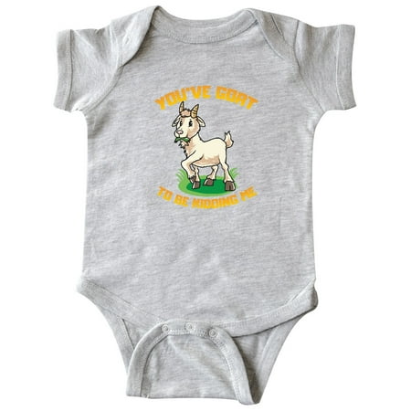 

Inktastic Funny Goat Kid Joke Gift Baby Boy or Baby Girl Bodysuit