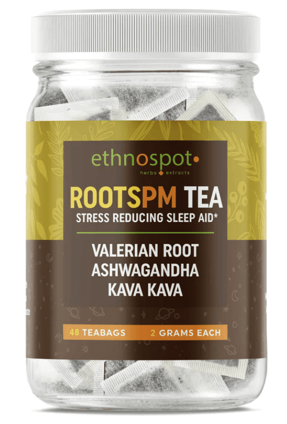 RootsPM Sleep Tea Natural Herbal Sleep Aid Valerian Root