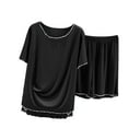 thumbnail image 1 of Birdeem Ensemble de Pyjama Décontracté à Manches Courtes et Col Rond pour Femmes, 1 of 12