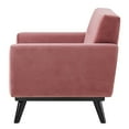 thumbnail image 4 of Armchair Accent Chair, Pink, Velvet, Modern Contemporary, Mid Century Living Hotel Lounge Cafe Lobby, 4 of 8