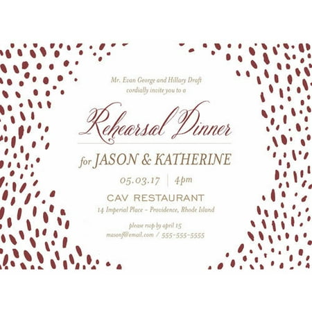 dine with us party invite standard rehearsal dinner walmart com