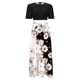 thumbnail image 3 of WILLBEST Vestidos Casuales De Verano Para Mujer 2025, Vestido Largo Cruzado De Manga Corta Con Estampado Floral Y Dobladillo Con Volantes De Patchwork, Vestido De Corte A, 3 of 3