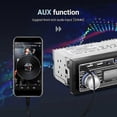 thumbnail image 3 of Universal Car Radio 1 Din Bluetooth Autoradio Stereo 12V MP3 Multimedia Player FM Receiver FM/USB/BT with In Dash AUX Input, 3 of 4