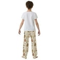 thumbnail image 5 of FORMRS Kids Pajama Pants with Pockets Size 9-10Y Boys Lounge Sleep Bottoms, Musical Animals Pattern, 5 of 8
