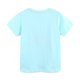 thumbnail image 4 of Ceisia Kids' Cartoon Fire Truck Print Short Sleeve Crew Neck T-Shirt for Summer Casual Wear Light Blue 2 Years Gifts, 4 of 6