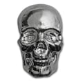 thumbnail image 1 of 1 kilo Hand-Poured Silver Skull, 1 of 3