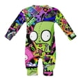 thumbnail image 6 of Invader Zim Baby Footless Rompers, Long Sleeve Baby Onesie Jumpsuit for Boys Girls, 6 of 8