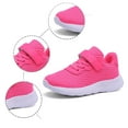 thumbnail image 6 of Girls Sneakers Kids Breathable Mesh Slip On Sneakers Lightweight Boys Sports Shoes For Indoor Outdoor Training Tennis Running Active Play Hot Pink 5-5.5 Years, 6 of 9