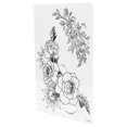 thumbnail image 3 of Tatuaje temporal adhesivo para brazo, pecho, espalda y pierna, resistente al agua, para mujer, con diseño de flor, TH‑400, 3 of 14