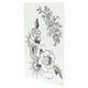 thumbnail image 1 of Pegatinas para tatuajes, pegatinas temporales para tatuajes, pegatinas para tatuajes de flores para el brazo, pegatinas para tatuajes a prueba de agua, construcción robusta, 1 of 14