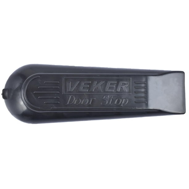 Tope Para Puerta Veker 2X4X12 Cm Negro