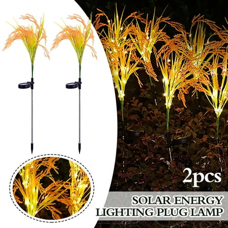 

HIBRO Solar Garden Lights PVC Stainless Steel Silk Waterproof Garden House hold