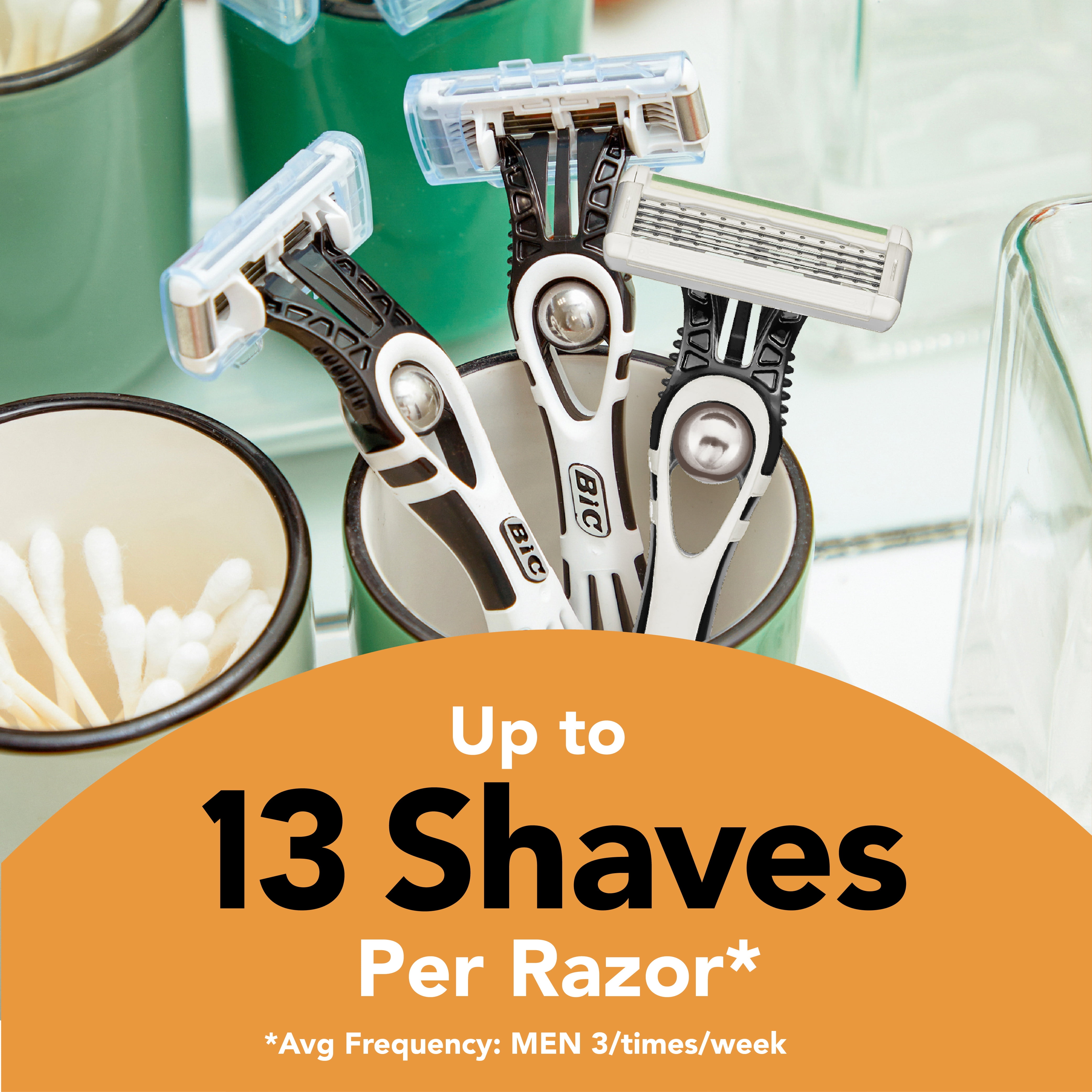 Amazon.com: BIC Flex 5 Disposable Men's Razors, Perfect for