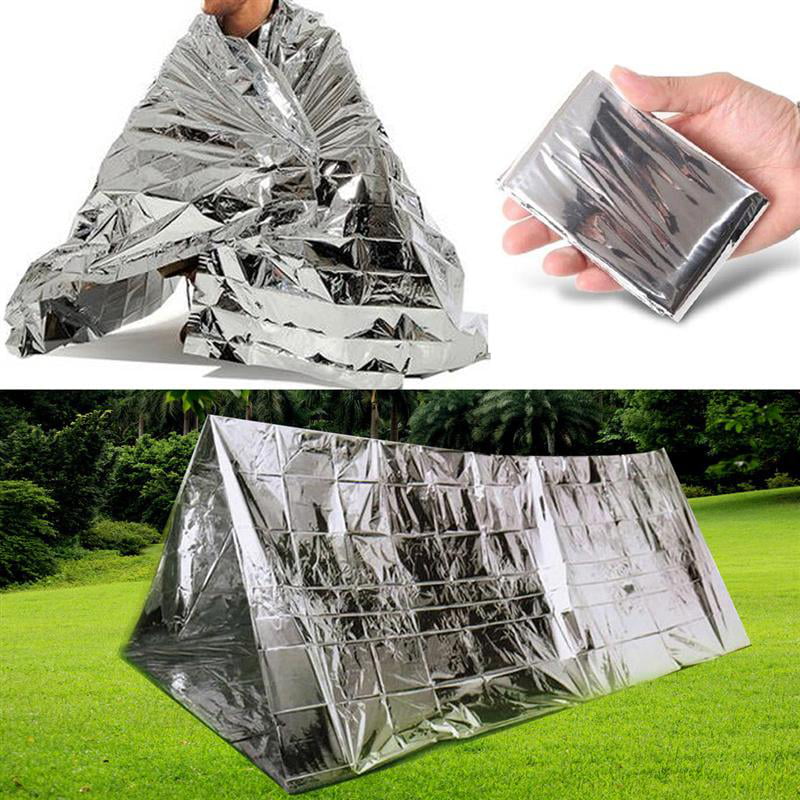 Emergency Thermal Blanket Mylar Waterproof Outdoor Survival Sleeping Bag Foil