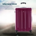 thumbnail image 1 of OIWAS OCX6075-28 Rouge Rose Valise à Roulettes de 28 Pouces Valise de Voyage, 1 of 8