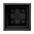 thumbnail image 4 of Bloem Veranda 18" Square Box Plastic Planter - UV-Resistant, Indoor/Outdoor, Black, 4 of 4