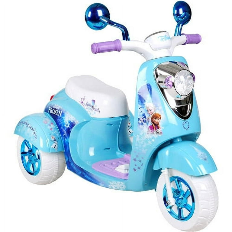 Disney Frozen 3 Wheel Scooter 6 Volt Battery Powered Ride On