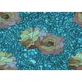 thumbnail image 1 of Ahgly Company Machine Washable Indoor Rectangle Transitional Turquoise Green Area Rugs, 5' x 7', 1 of 7